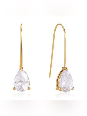 Crystal drop earrings D191